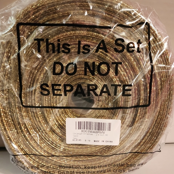 Ribbon 2.5" by 60 yard NEW - Picture 2 of 5